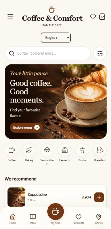 Preview of Coffee & Comfort