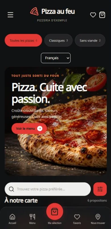 Aperçu de Pizza au feu